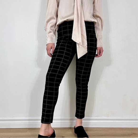 *Alexander Jordan Black Plaid Skinny Pant - Picture 3 of 7